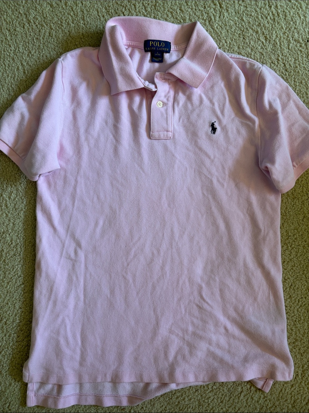 Polo by Ralph Lauren Pale Pink Short Sleeve Polo